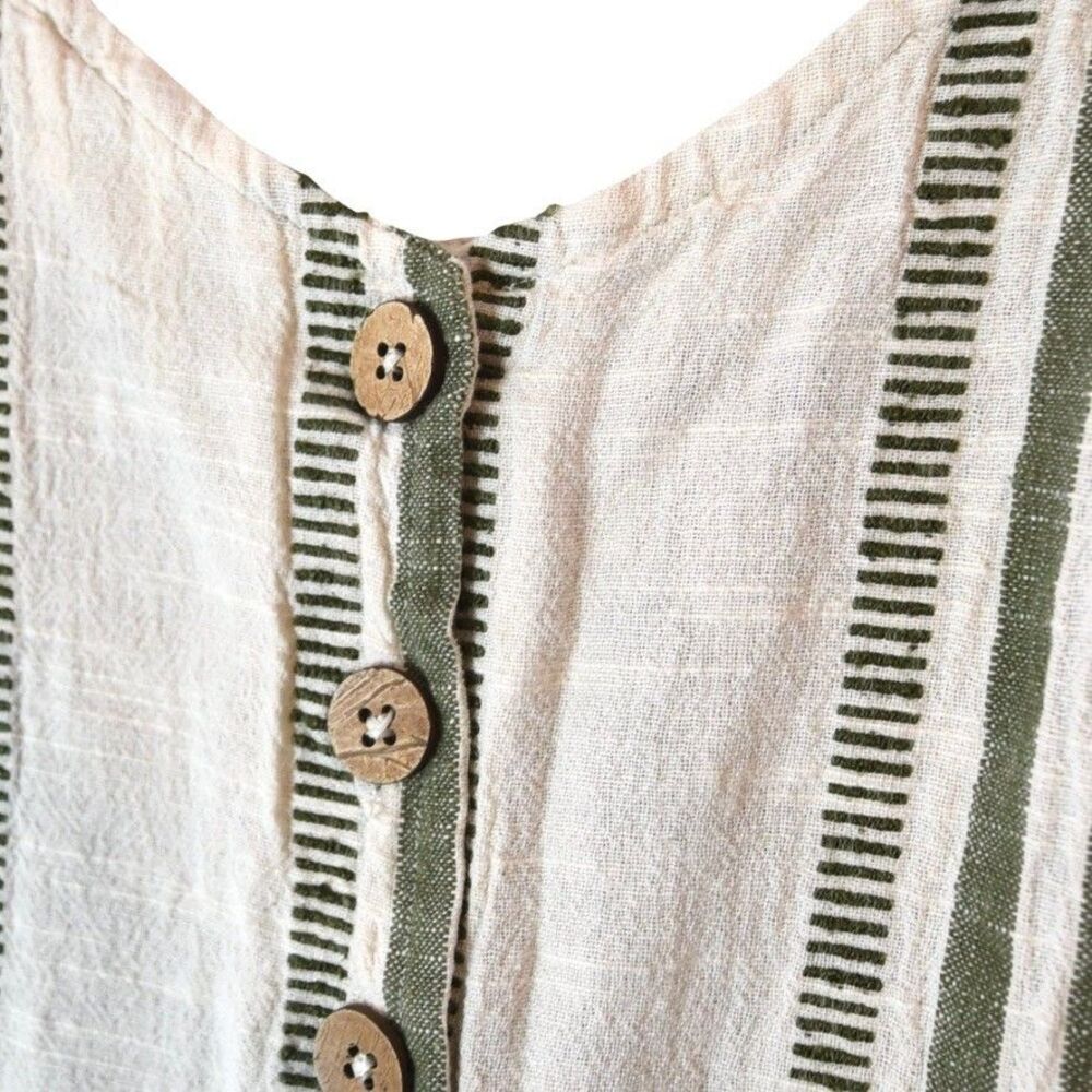 Rip Curl Striped Button Front Sundress Women’s Sm… - image 7